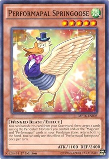 Performapal Springoose [2016 Mega-Tins Mega Pack] [MP16-EN005] | Gear Gaming Fayetteville