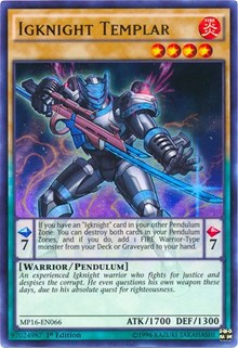 Igknight Templar [2016 Mega-Tins Mega Pack] [MP16-EN066] | Gear Gaming Fayetteville