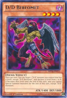 D/D Berfomet [2016 Mega-Tins Mega Pack] [MP16-EN113] | Gear Gaming Fayetteville