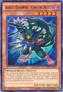 Assault Blackwing - Kunai the Drizzle [2016 Mega-Tins Mega Pack] [MP16-EN119] | Gear Gaming Fayetteville