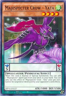 Majespecter Crow - Yata [2016 Mega-Tins Mega Pack] [MP16-EN127] | Gear Gaming Fayetteville