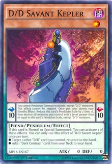 D/D Savant Kepler [2016 Mega-Tins Mega Pack] [MP16-EN167] | Gear Gaming Fayetteville