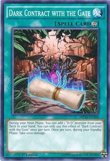 Dark Contract with the Gate [2016 Mega-Tins Mega Pack] [MP16-EN168] | Gear Gaming Fayetteville