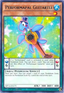 Performapal Guitartle [2016 Mega-Tins Mega Pack] [MP16-EN175] | Gear Gaming Fayetteville