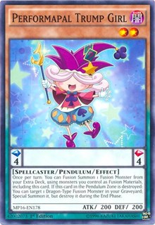 Performapal Trump Girl [2016 Mega-Tins Mega Pack] [MP16-EN178] | Gear Gaming Fayetteville