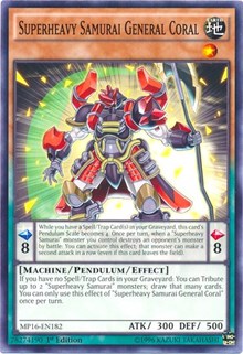 Superheavy Samurai General Coral [2016 Mega-Tins Mega Pack] [MP16-EN182] | Gear Gaming Fayetteville