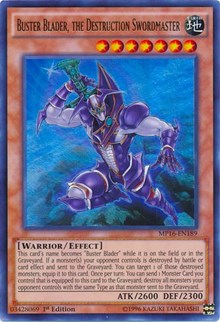 Buster Blader, the Destruction Swordmaster [2016 Mega-Tins Mega Pack] [MP16-EN189] | Gear Gaming Fayetteville