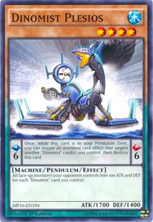 Dinomist Plesios [2016 Mega-Tins Mega Pack] [MP16-EN194] | Gear Gaming Fayetteville