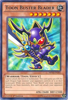 Toon Buster Blader [2016 Mega-Tins Mega Pack] [MP16-EN205] | Gear Gaming Fayetteville