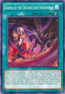 Karma of the Destruction Swordsman [2016 Mega-Tins Mega Pack] [MP16-EN216] | Gear Gaming Fayetteville