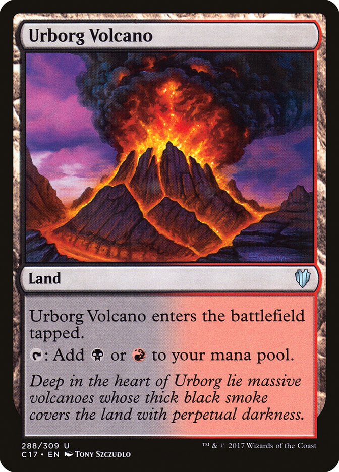 Urborg Volcano [Commander 2017] | Gear Gaming Fayetteville