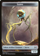 Human Soldier // Servo Double-Sided Token [Double Masters Tokens] | Gear Gaming Fayetteville