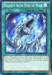 Majesty with Eyes of Blue [Structure Deck: Seto Kaiba] [SDKS-EN021] | Gear Gaming Fayetteville