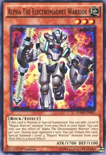 Alpha The Electromagnet Warrior [Structure Deck: Yugi Muto] [SDMY-EN001] | Gear Gaming Fayetteville