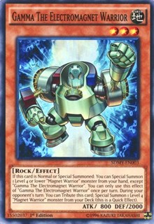 Gamma The Electromagnet Warrior [Structure Deck: Yugi Muto] [SDMY-EN003] | Gear Gaming Fayetteville