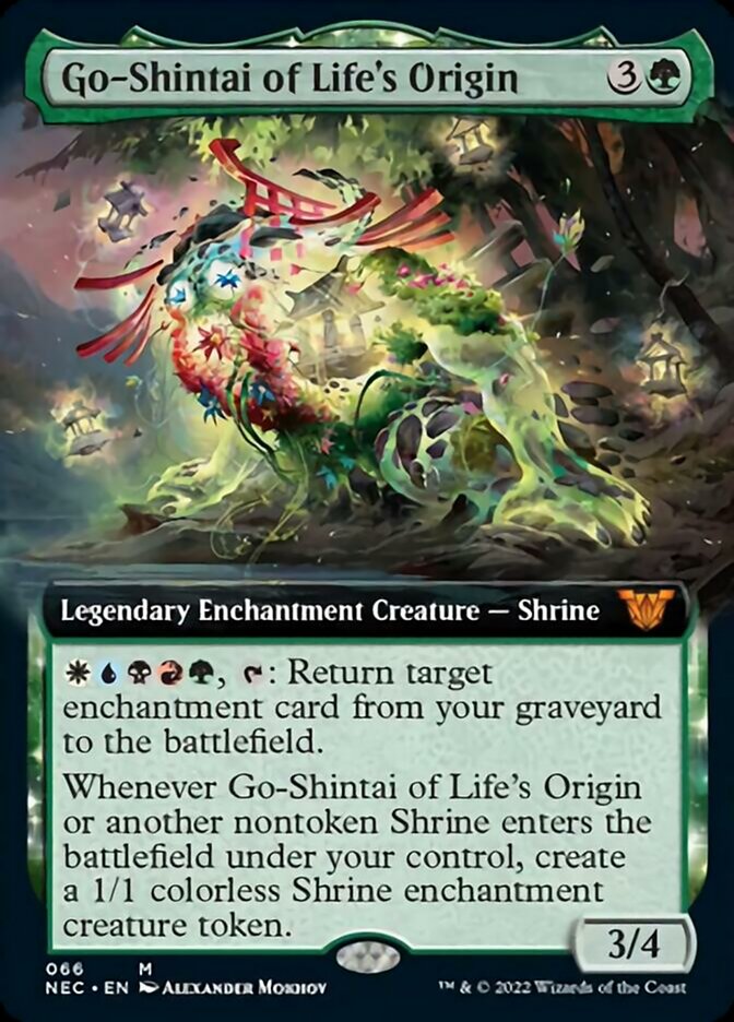 Go-Shintai of Life's Origin (Extended Art) [Kamigawa: Neon Dynasty Commander] | Gear Gaming Fayetteville