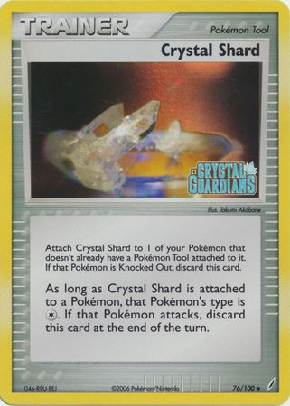 Crystal Shard (76/100) (Stamped) [EX: Crystal Guardians] | Gear Gaming Fayetteville