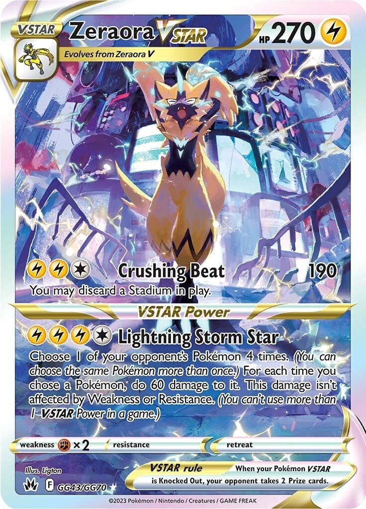 Zeraora VSTAR (GG43/GG70) [Sword & Shield: Crown Zenith] | Gear Gaming Fayetteville