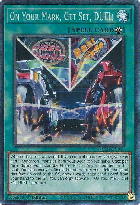 On Your Mark, Get Set, DUEL! [MAZE-EN016] Collector's Rare | Gear Gaming Fayetteville