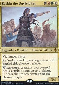 Saskia the Unyielding (Commander 2016) [Oversize Cards] | Gear Gaming Fayetteville