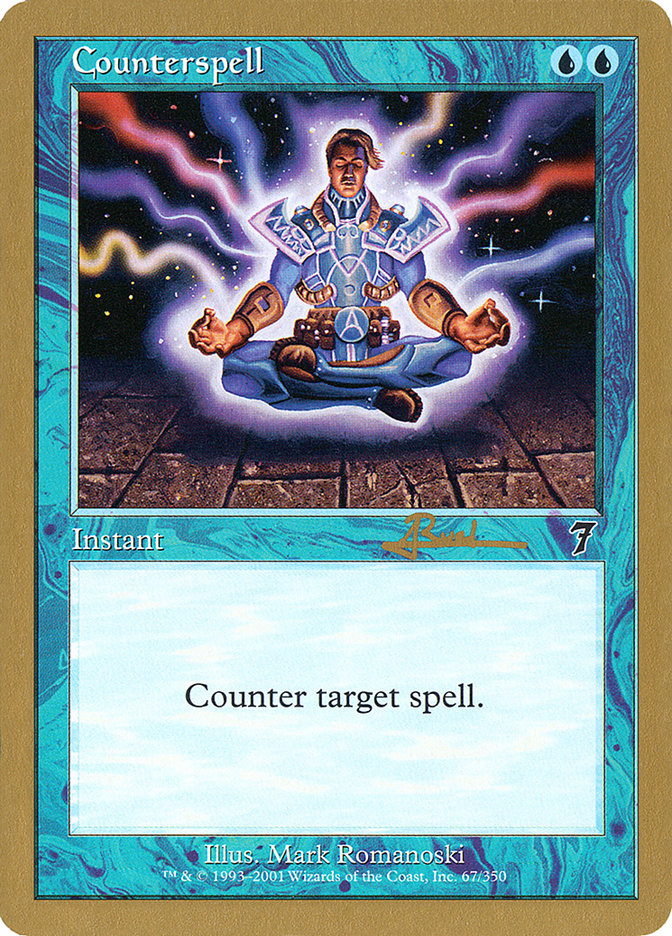 Counterspell (Antoine Ruel) (7ED) [World Championship Decks 2001] | Gear Gaming Fayetteville