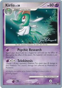 Kirlia LV.28 (8/17) (Psychic Lock - Jason Klaczynski) [World Championships 2008] | Gear Gaming Fayetteville