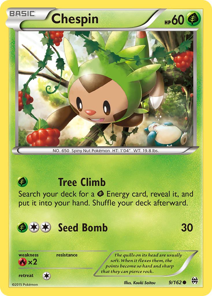 Chespin (9/162) [XY: BREAKthrough] | Gear Gaming Fayetteville