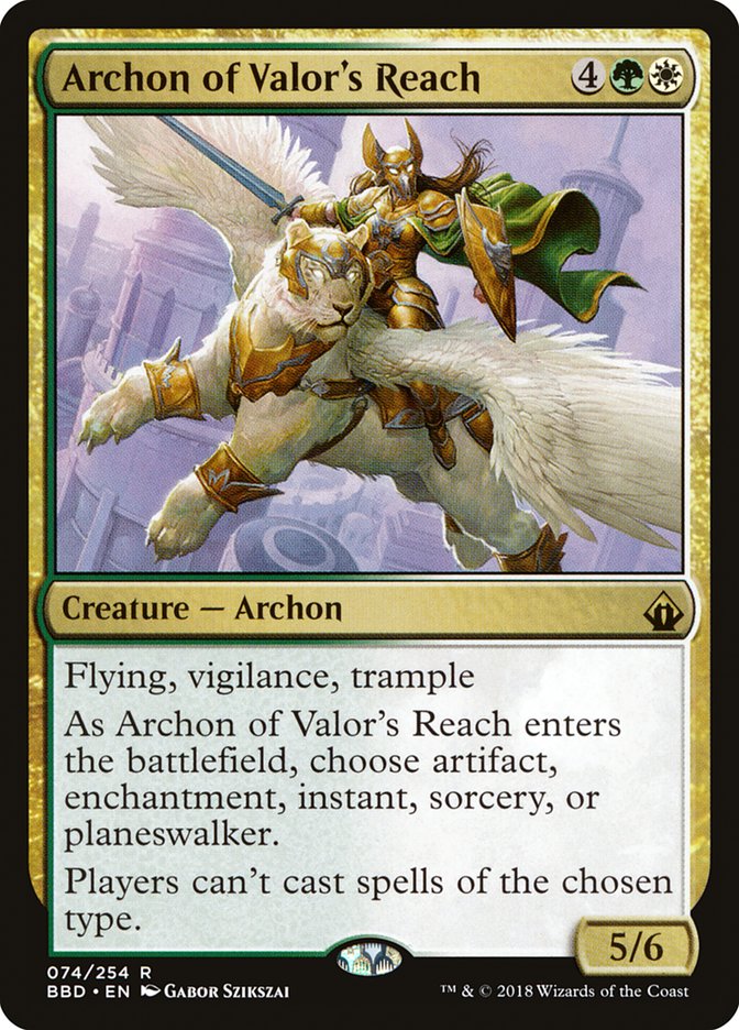 Archon of Valor's Reach [Battlebond] | Gear Gaming Fayetteville