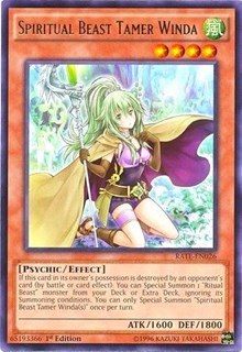 Spiritual Beast Tamer Winda [Raging Tempest] [RATE-EN026] | Gear Gaming Fayetteville