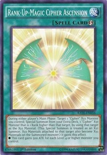 Rank-Up-Magic Cipher Ascension [Raging Tempest] [RATE-EN056] | Gear Gaming Fayetteville