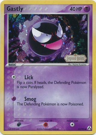 Gastly (52/92) (Stamped) [EX: Legend Maker] | Gear Gaming Fayetteville