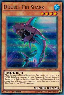 Double Fin Shark [Duelist Saga] [DUSA-EN001] | Gear Gaming Fayetteville