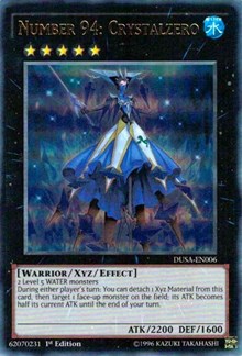 Number 94: Crystalzero [Duelist Saga] [DUSA-EN006] | Gear Gaming Fayetteville