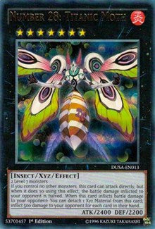 Number 28: Titanic Moth [Duelist Saga] [DUSA-EN013] | Gear Gaming Fayetteville