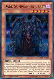 Dark Summoning Beast [Duelist Saga] [DUSA-EN030] | Gear Gaming Fayetteville