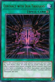 Contract with Don Thousand [Duelist Saga] [DUSA-EN041] | Gear Gaming Fayetteville