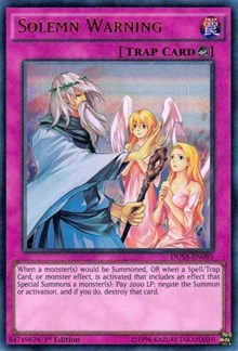 Solemn Warning [Duelist Saga] [DUSA-EN085] | Gear Gaming Fayetteville