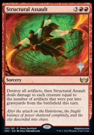 Structural Assault (Promo Pack) [Streets of New Capenna Promos] | Gear Gaming Fayetteville