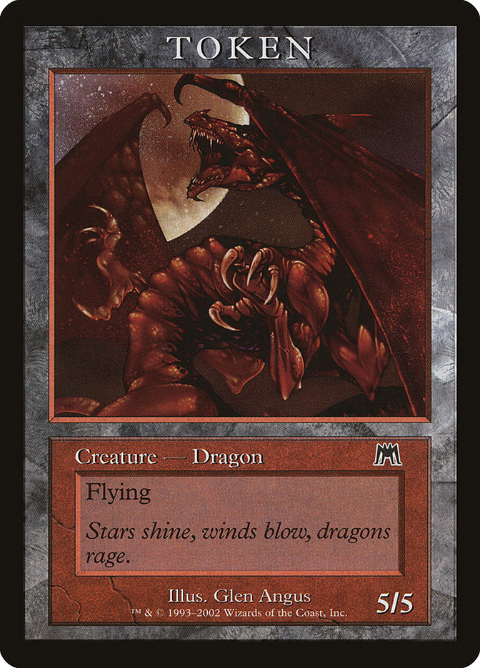 Dragon Token [Magic Player Rewards 2002] | Gear Gaming Fayetteville