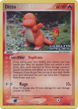 Ditto (37/113) (Stamped) [EX: Delta Species] | Gear Gaming Fayetteville