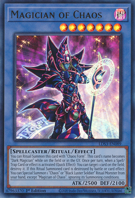 Magician of Chaos [LDS3-EN089] Ultra Rare | Gear Gaming Fayetteville