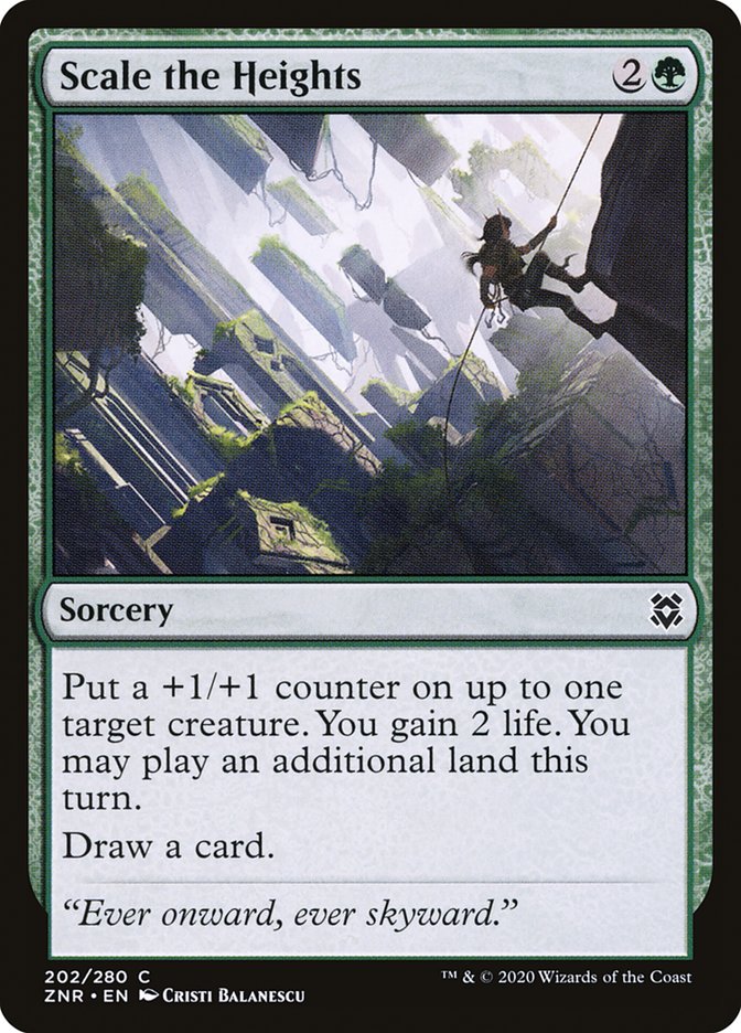 Scale the Heights [Zendikar Rising] | Gear Gaming Fayetteville