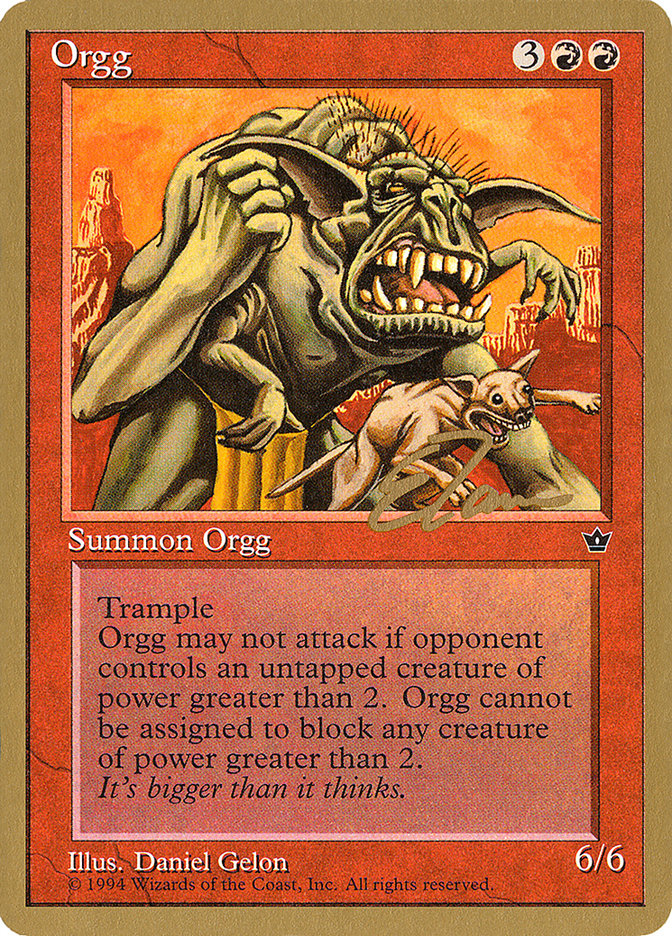 Orgg (Eric Tam) [Pro Tour Collector Set] | Gear Gaming Fayetteville