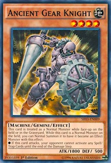 Ancient Gear Knight [Structure Deck: Machine Reactor] [SR03-EN009] | Gear Gaming Fayetteville