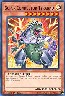 Super Conductor Tyranno [Structure Deck: Dinosmasher's Fury] [SR04-EN005] | Gear Gaming Fayetteville