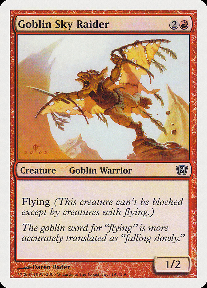 Goblin Sky Raider [Ninth Edition] | Gear Gaming Fayetteville
