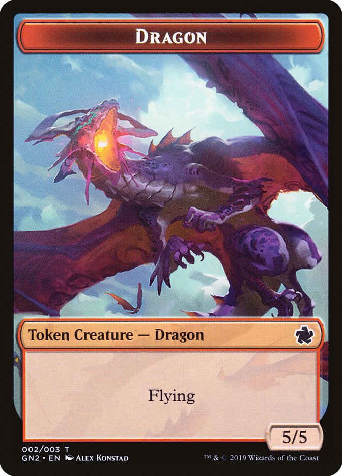 Dragon Token (002/003) [Game Night 2019 Tokens] | Gear Gaming Fayetteville