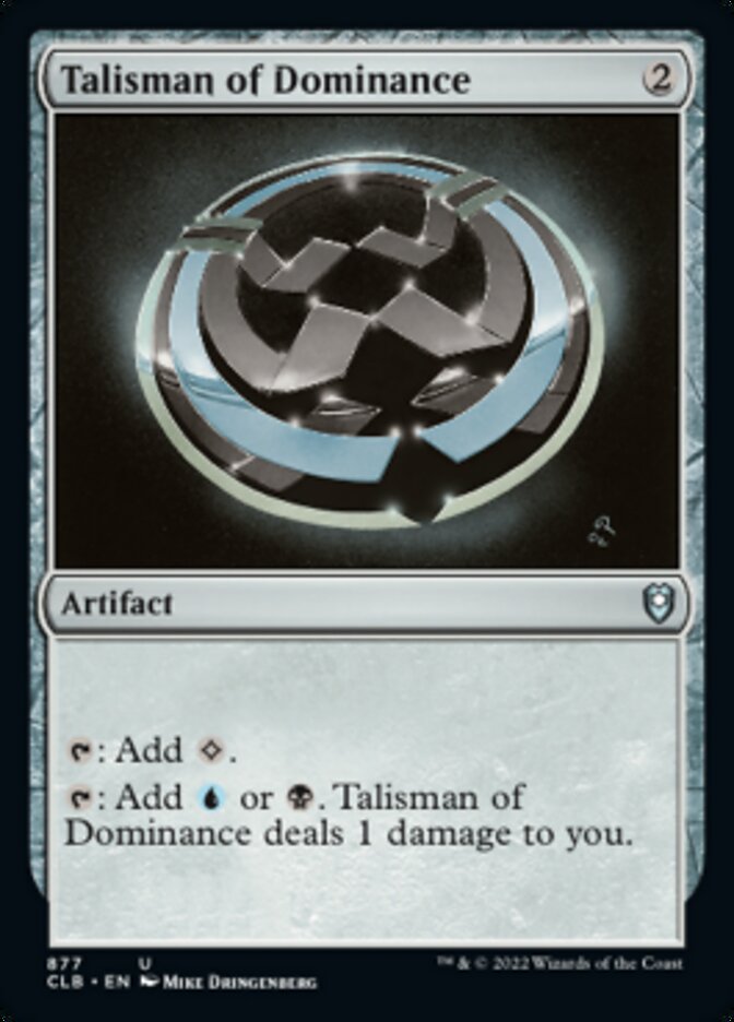 Talisman of Dominance [Commander Legends: Battle for Baldur's Gate] | Gear Gaming Fayetteville