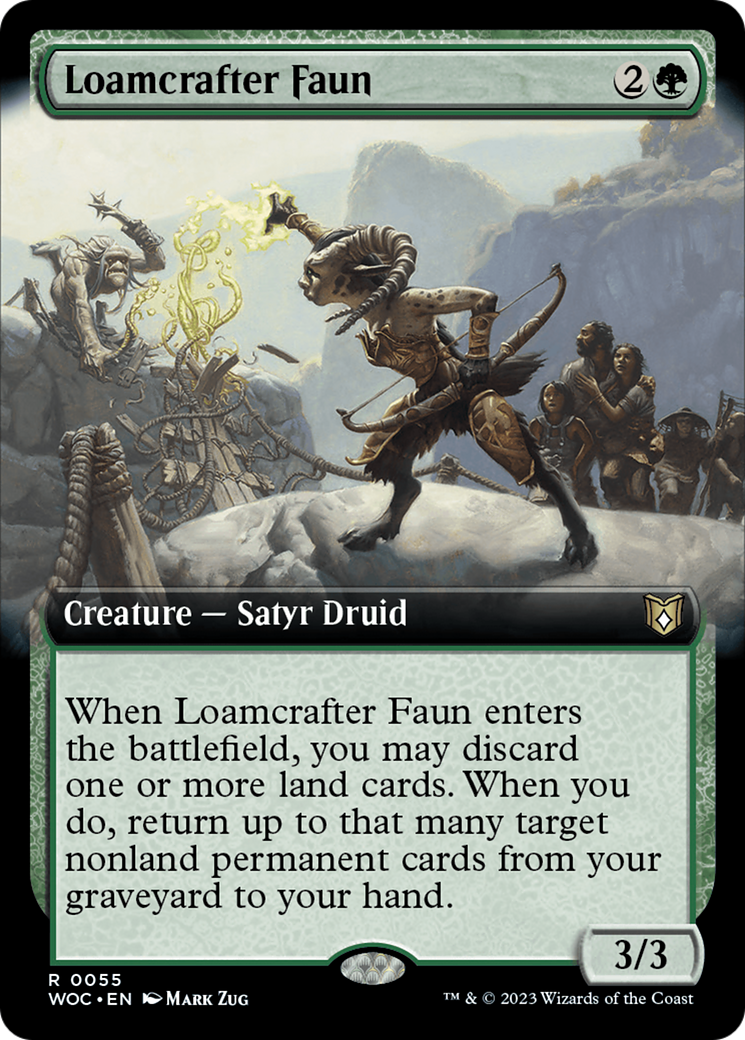 Loamcrafter Faun (Extended Art) [Wilds of Eldraine Commander] | Gear Gaming Fayetteville