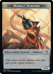 Mishra's Warform // Inkling Double-Sided Token [The Brothers' War Commander Tokens] | Gear Gaming Fayetteville